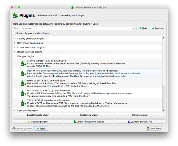 Calibre Drm Removal Plugin Mac Download
